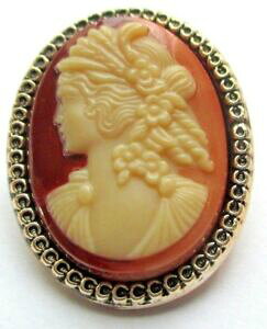 yzANZT[@lbNX@re[Wft@x[W{h[broche bijou vintage couleur or came rsine buste de femme beige bordeaux 5157