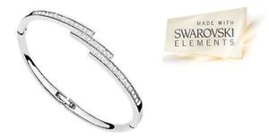 yzANZT[@lbNX@uXbgXtXL[Gggvbracciale con elementi swarovski triplo sparkle ideale nuovo di zecca idea regalo