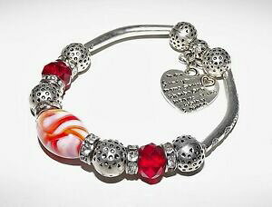 yzANZT[@lbNX@[mKXAvXeXXeB[uXbgy_gnuova vetro di murano amp; acciaio inox bracciale con ciondolo cuore artigianale