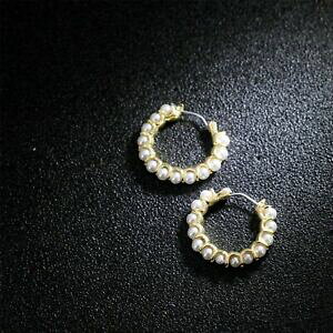 【送料無料】アクセサリー ネックレス イヤリングリングミニパールホワイトレトロorecchini piccolo creolo dor anello mini perla bianco delicato retr m5