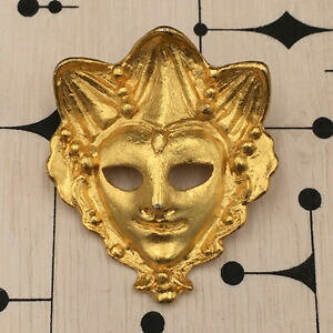 yzANZT[@lbNX@re[Wre[Wu[`Fl`A}XNbroche vintage masque vnitien mtal cline t saxe vintage brooch venice mask