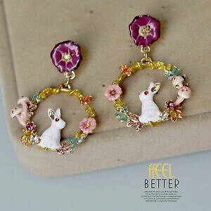 yzANZT[@lbNX@RX`[WG[COCG[NbvsNETMbigiotteria orecchini clip giallo rosa bianco coniglio fungo fiore adorabile l2