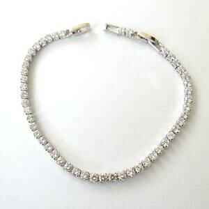 yzANZT[@lbNX@ejXuXbgVo[J[zCgbracciale tennis uomo donna colore argento zirconi bianchi 18,5 20,5 cm 60 q
