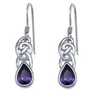 yzANZT[@lbNX@X^[OVo[ZeBbNAWXg{bNXCOargento sterling amp; ametista celtico orecchini con confezione regalo