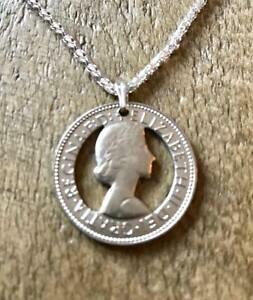 yzANZT[@lbNX@Be[WRCyj[y_glbNXv[gNX}Xvintage mezza moneta penny 1967 ciondolo amp; collana grande regalo di compleannonatale