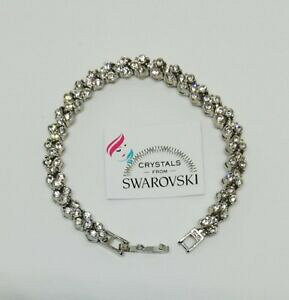 yzANZT[@lbNX@Vo[ejXuXbgXtXL[NX^bracciale tennis trilogy in argento 925 da uomo o donna con cristalli swarovski