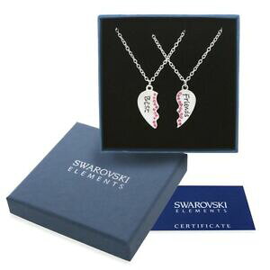 yzANZT[@lbNX@Vo[lbNXXtXL[IWicollane argento swarovski element originale g4lov cristalli cuore migliore amica