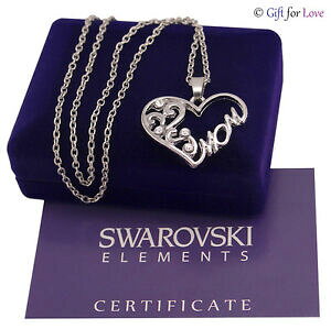 yzANZT[@lbNX@Vo[lbNXXtXL[Ggcollana argento swarovski elements originale g4love cristalli cuore regalo mamma