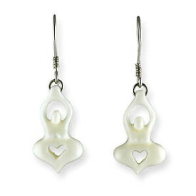 【送料無料】アクセサリー　ネックレス　ビアンキヨガヨーガイヤリングシルバーbianchi yoga yogi orecchini realizzati a mano bone 925er argento er278