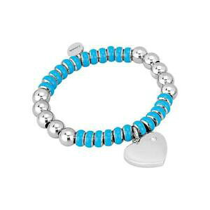 yzANZT[@lbNX@JtX`[^[RCY2jewels bracciale da donna 231366s acciaio cuore elastico brillantino turchese