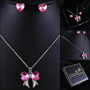 yzANZT[@lbNX@ZbglbNXCORCzCgS[hXtXL[GgJ[gset regalo collana orecchini a bottone fiocco * * oro bianco pl, swarovski elem