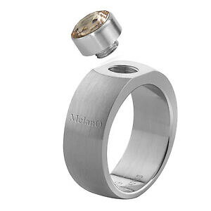 �y���������z�A�N�Z�T���[�@�l�b�N���X�@�X�e�����X�X�`�[�����C�h�T�C�Y�}�b�g�g�����X�~�b�V���������O�����Omelano anello in acciaio inox 8 mm larga dimensione 50 matt 01sr4065a solo anello di camb