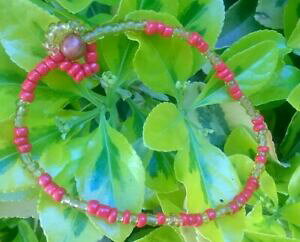 yzANZT[@lbNX@Jtr[YnhChbracciale donna perline rosso giallo legno etnico fatto a mano