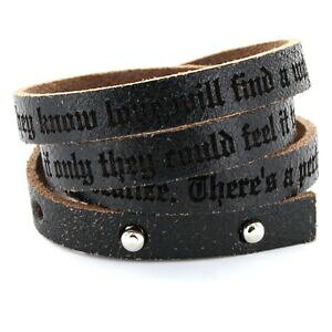 yzANZT[@lbNX@JtJtXL{[wbhuomo preferiti incisione bracciale pelle bracciale 70cm testa a sferanero look usato