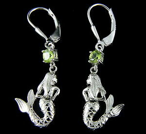 yzANZT[@lbNX@yhbg\bhVo[nCAg}[Choriginale peridoto argento massiccio 925 hawaiano sirenetta