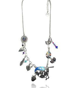 �y���������z�A�N�Z�T���[�@�l�b�N���X�@�l�b�N���X�R���N�V����lol bijoux collana uccello collezione picoti picota blu