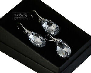 yzANZT[@lbNX@COVo[ZbgNX^NX^XtXL[925 orecchini argentoset 22 mm pera crystalcomet calcristalli di swarovski