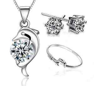 yzANZT[@lbNX@lbNXuXbgCOhtBtBbVXtXL[NX^collana bracciale orecchini donna delfino pesce cristallo swarovski coppia love