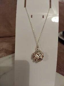 yzANZT[@lbNX@Vo[lbNXX^[OVo[nuova collana fiore in argento timbrato 925 argento sterling