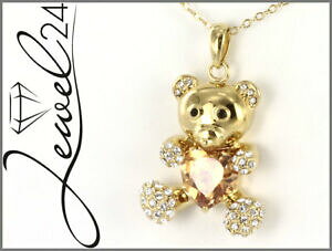 yzANZT[@lbNX@WfBXEBAY_}efBS[hN}y_gjudith williams daman orsacchiotto ciondolo dorato con cristalli bianco nero