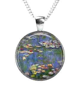 yzANZT[@lbNX@N[hl`F[KXA[gy_gVo[bLvgninfee claude monetglass art pendente su catena argento placcato stampa n1