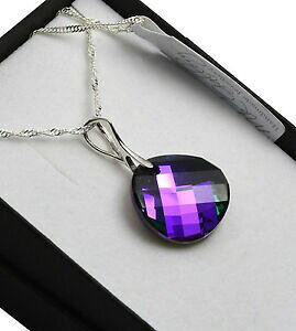 yzANZT[@lbNX@lbNXXtXL[NX^cCXg925 collana dargento realizzato con cristalli swarovski * twist * heliotrope