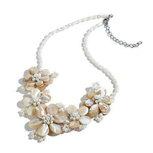 yzANZT[@lbNX@t@^W[VFVFlbNXfantasia e conchiglia conchiglia fiori donna handmade collana k02
