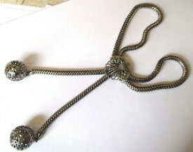 【送料無料】アクセサリー　ネックレス　ビンテージアルジェントpendentif ancien bijou vintage dcor coudre perle ajour couleur argent 456