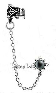 【送料無料】アクセサリー ネックレス ゴスロックシングルハイライトgoth alchemy boucle d oreille unique clou chaine chaosium single gothique