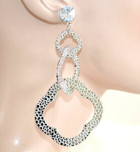 yzANZT[@lbNX@COVo[y_gorecchini donna argento pendenti cristallo cerchi metallo martellati 1600