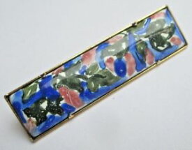 【送料無料】アクセサリー　ネックレス　ユニークビンテージバーメインunique bijou vintage broche barrette couleur or porcelaine peint la main 5135