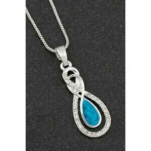 �y���������z�A�N�Z�T���[�@�l�b�N���X�@�t�@�b�V�����V�[�u���[�Y�l�b�N���Xdv fashions equilibrium sea breeze eternity collana dv121