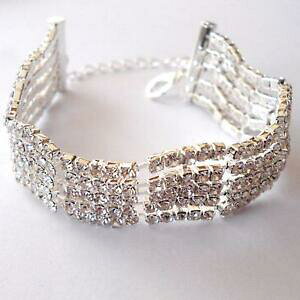 yzANZT[@lbNX@ejXuXbgVo[J[bracciale tennis donna colore argento con 5 file di zirconi bianchi 126 j