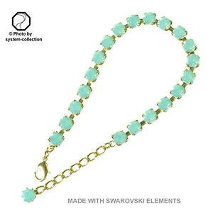 yzANZT[@lbNX@XtXL[GgJ[uXbgIp[O[bracciale placcato con swarovski elements colore oceano pacifico opal, verde