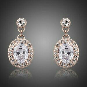 yzANZT[@lbNX@COhbvNX^gold plated allungate orecchini a goccia cristallo per donne ragazze donna mje0078