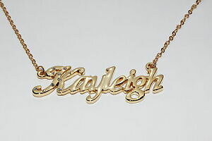 �y���������z�A�N�Z�T���[�@�l�b�N���X�@�S�[���h�l�b�N���Xkayleigh 18ct doratura collana con nomeanniversario apprezzamento regali