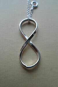 yzANZT[@lbNX@V{X^[OVo[lbNXgrandi 30mm per sempre infinity eternity lovers simbolo amore argento sterling collana