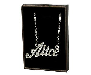 yzANZT[@lbNX@lbNXAXzCgS[hNX}Xcollana con nome alice 18ct bianco oro placcatoaccessori compleanno natale