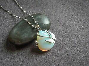 �y���������z�A�N�Z�T���[�@�l�b�N���X�@�y���_���g�l�b�N���X�X�e�����X�X�`�[���`�F�[���o�^�t���C�y���_���g�h���b�vlopalite collana con ciondolo a farfalla pendente goccia dacqua in acciaio inox caten