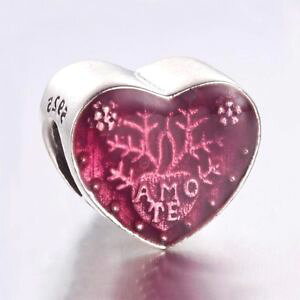 yzANZT[@lbNX@eamo te latin i love you cuore originale massiccio 925