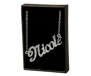 yzANZT[@lbNX@lbNXjR[zCgS[hbLNX}XJX^collana con nome nicole 18ct bianco oro placcatoregalo di natale idee custom made