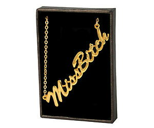 yzANZT[@lbNX@S[hlbNXNX}Xmissbitch 18ct doratura collana con nomeincastro necless natale