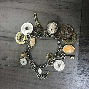 �y���������z�A�N�Z�T���[�@�l�b�N���X�@�A�C�R���J�t�L�[authentic kookai carino amp; accattivanti icone religiose e chiavi bracciale