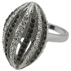 【送料無料】アクセサリー　ネックレス　リングリングブラックnuova inserzionejudith williams grande anello da donna anello con cristalli nero 6320,1mm