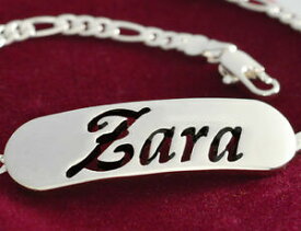 【送料無料】アクセサリー　ネックレス　ザラファッションブレスレットbracciale con nome zara 18k placcato oro silver plated moda regalo