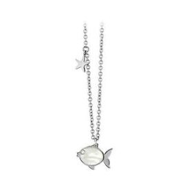 【送料無料】アクセサリー　ネックレス　ネックレススチールフィッシュスワロフスキーパールcollana donna 2 jewels 251350 acciaio pendente pesce swarovski madreperla