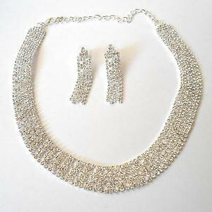 yzANZT[@lbNX@lbNXejXCOVo[J[parure collana e orecchini tennis colore argento con zirconi bianchi 132 d