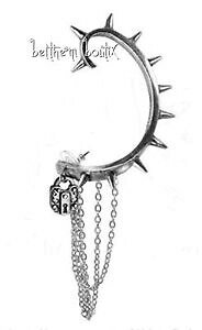 【送料無料】アクセサリー ネックレス スズメバチハイライトgoth alchemy boucle d oreille unique cadenas clou hornets nest single gothique
