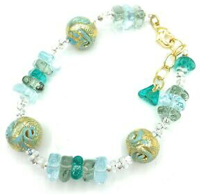 �y���������z�A�N�Z�T���[�@�l�b�N���X�@�J�t�x�l�`�A�C�^���A�����m�K���Xbracciale donna antica murrina veneziana murano glass made in italy vn 331