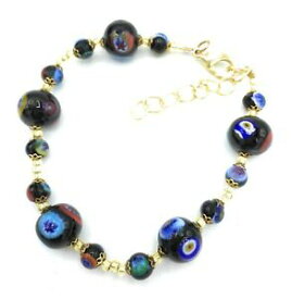 【送料無料】アクセサリー　ネックレス　カフイタリアベネチアムラノガラスbracciale donna antica murrina veneziana murano glass made in italy vn 357o